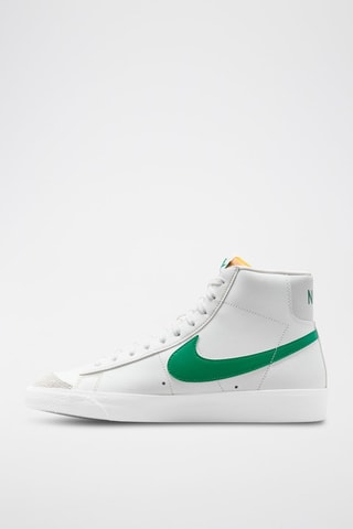 Blazer Mid '77 Vintage en cuir - Blanc et vert - Nike