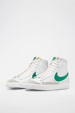 Blazer Mid '77 Vintage en cuir - Blanc et vert - Nike