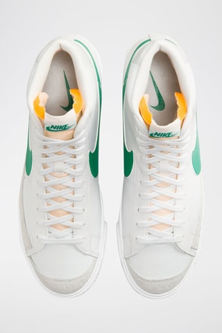 Blazer Mid '77 Vintage en cuir - Blanc et vert - Nike