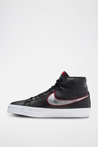 Nike Zoom Blazer Mid Pro GT en cuir - Noir