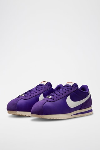 Cortez en cuir - Violet - Nike