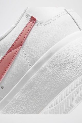 Nike Blazer Low Platform en cuir - Blanc