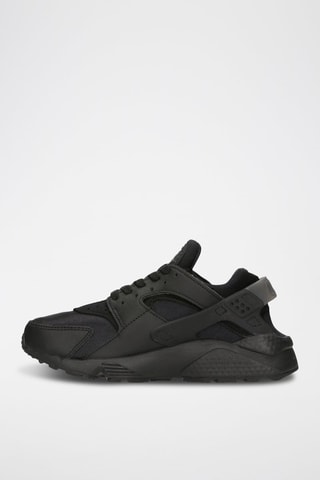 Nike Air Huarache en cuir - Noir