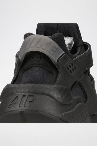 Nike Air Huarache en cuir - Noir