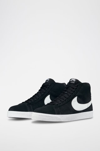 SB Zoom Blazer Mid en cuir - Noir - Nike