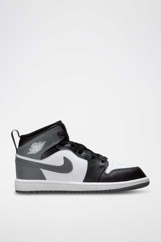 Jordan 1 Mid - Noir et gris - Jordan