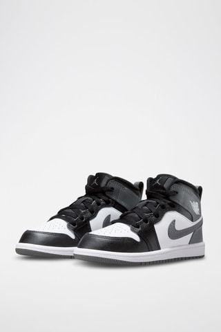 Jordan 1 Mid - Noir et gris - Jordan
