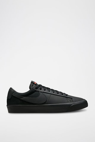 SB Zoom Blazer Low Pro GT en cuir - Noir - Nike
