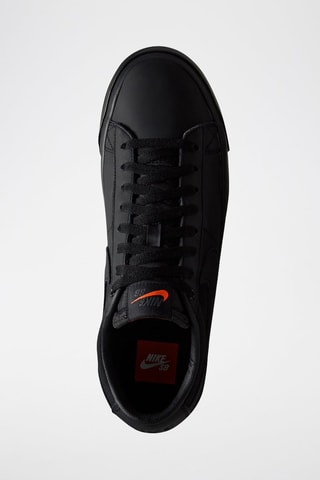 SB Zoom Blazer Low Pro GT en cuir - Noir - Nike