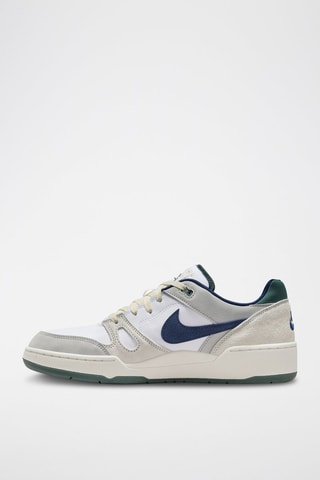 Nike Full Force Low en cuir - Blanc