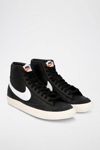 Nike Blazer Mid '77 Vintage en cuir - Noir