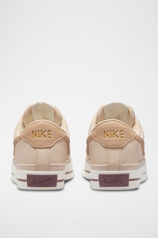 Nike Court Legacy Next Nature en cuir - Blanc et rose