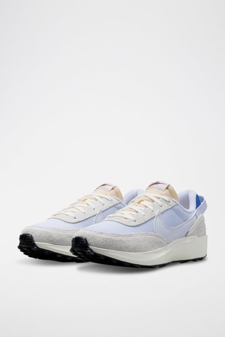 Waffle Debut en nubuck - Blanc