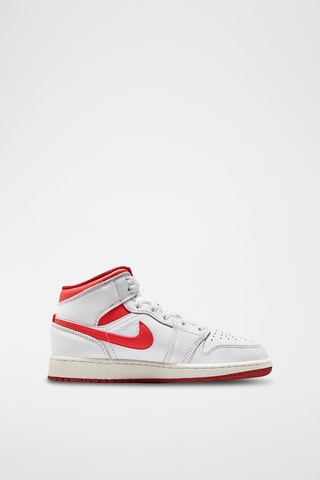 Air Jordan 1 Mid SE en cuir - Blanc