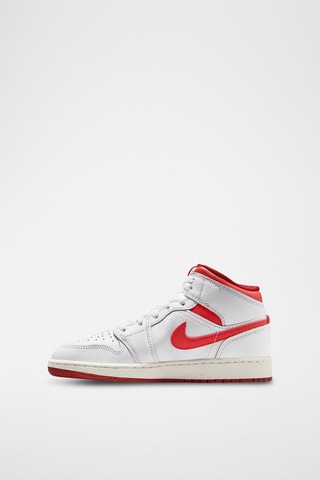 Air Jordan 1 Mid SE en cuir - Blanc
