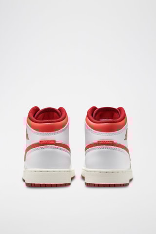 Air Jordan 1 Mid SE en cuir - Blanc