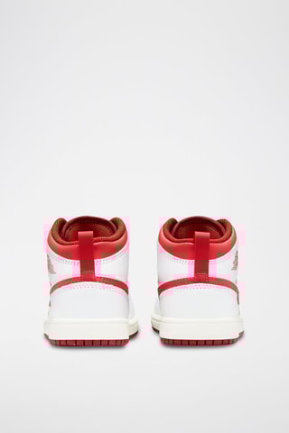 Jordan 1 Mid SE en cuir - Blanc