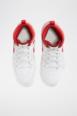 Jordan 1 Mid SE en cuir - Blanc