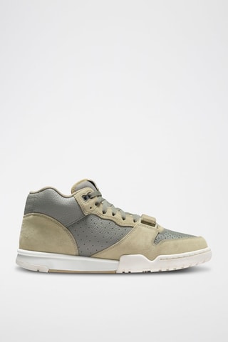Nike Air Trainer 1 en cuir - Vert clair et gris foncé