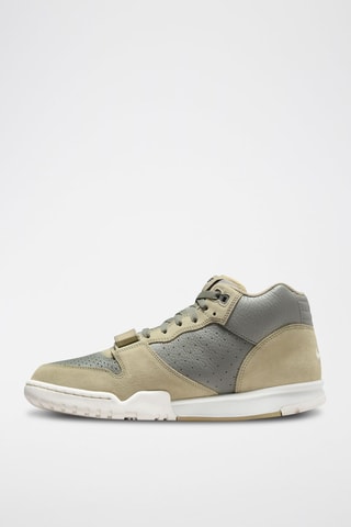 Nike Air Trainer 1 en cuir - Vert clair et gris foncé