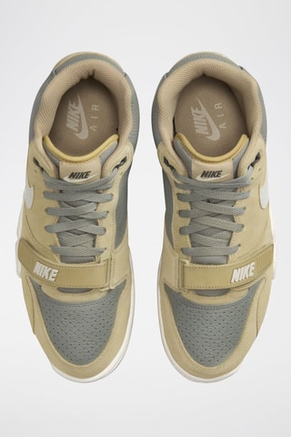 Nike Air Trainer 1 en cuir - Vert clair et gris foncé