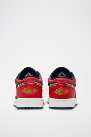 Air Jordan 1 Low SE en cuir - Bleu marine et rouge