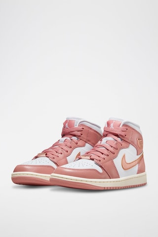 Air Jordan 1 Mid SE en cuir - Rouge