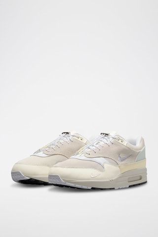 Nike Air Max 1 Premium en nubuck - Blanc