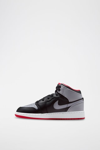 Air Jordan 1 Mid en cuir - Noir