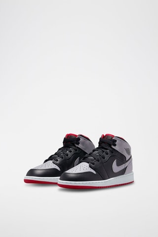 Air Jordan 1 Mid en cuir - Noir