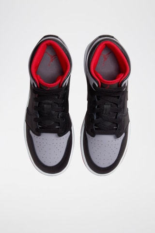 Air Jordan 1 Mid en cuir - Noir