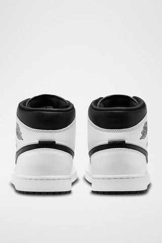 Air Jordan 1 Mid en cuir - Blanc