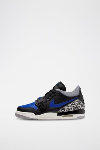 Air Jordan Legacy 312 Low en cuir - Noir et bleu roi