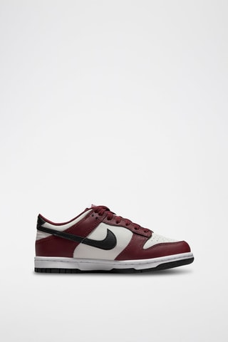 Nike Dunk Low en cuir - Rouge