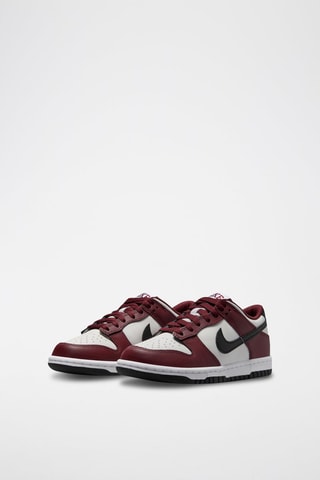Nike Dunk Low en cuir - Rouge