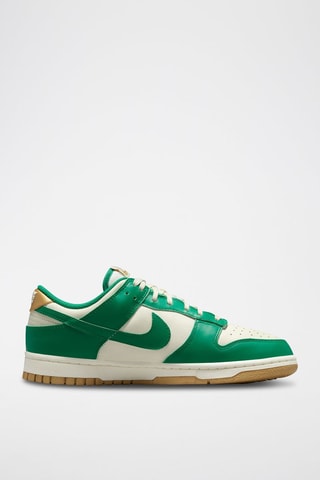 Dunk Low en cuir - Blanc et vert