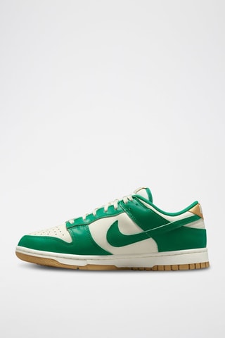 Dunk Low en cuir - Blanc et vert