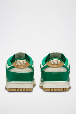 Dunk Low en cuir - Blanc et vert