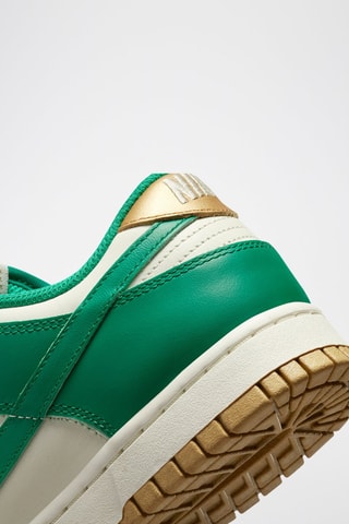 Dunk Low en cuir - Blanc et vert