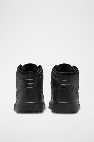 Air Jordan 1 Mid en cuir - Noir