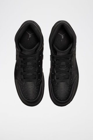 Air Jordan 1 Mid en cuir - Noir