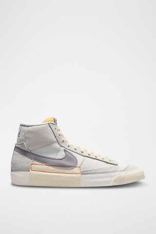 Nike Blazer Mid Pro Club en cuir - Blanc