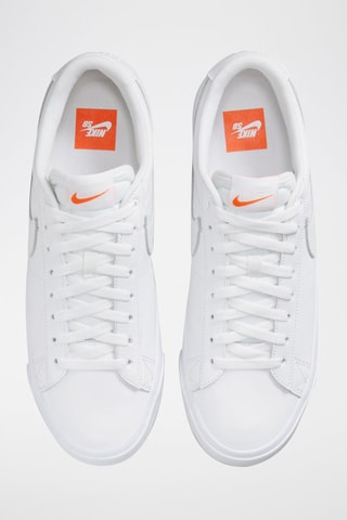 Nike SB Zoom Blazer Low Pro GT en cuir - Blanc