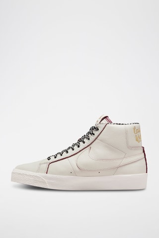 Nike Zoom Blazer Mid en cuir - Blanc