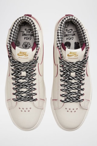 Nike Zoom Blazer Mid en cuir - Blanc