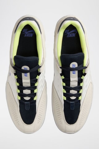 Vertebrae en cuir - Blanc et gris clair - Nike