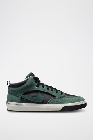 Leo Baker en cuir et satin - Vert - Nike