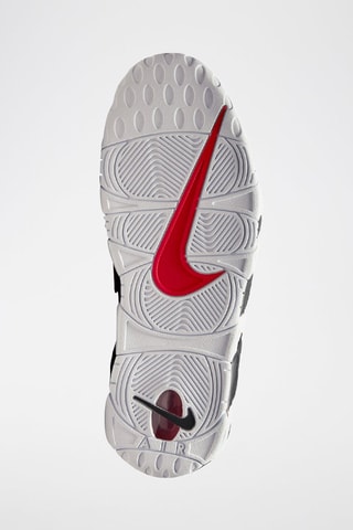 Nike Air More Uptempo '96 en cuir - Noir et rouge.