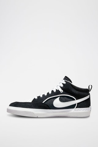 Leo Baker en cuir et satin - Noir - Nike