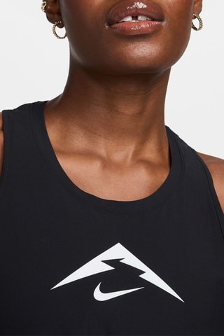 Débardeur de running Nike Trail - Noir